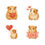 Thumbnail: Guinea Pig Valentine Stickers - Love & Hearts Kawaii Guinea Pig Decals