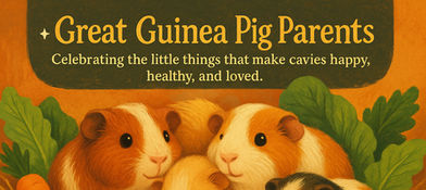 Five guinea pigs are all huddled together.