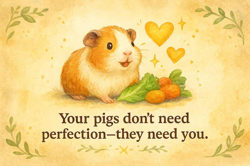 A guinea pig is looking lovingly at the viewer.