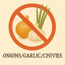 Onions, garlic, and chives