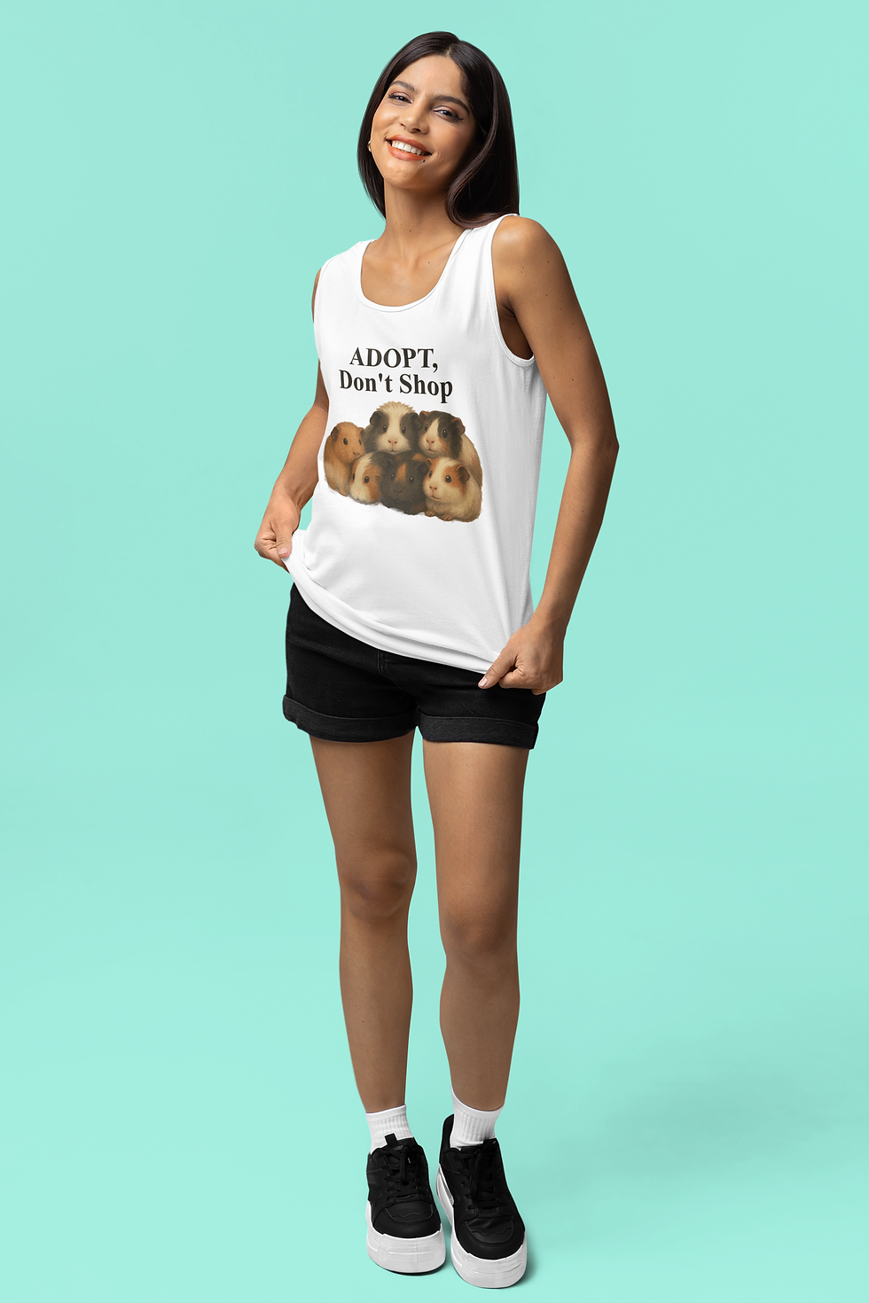 Rescue Pet Tank Top – Adopt Don’t Shop Guinea Pig Edition