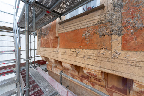 Facciata laterale pre-lavori