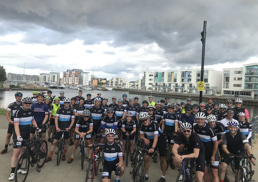 Portishead Cycling Club members