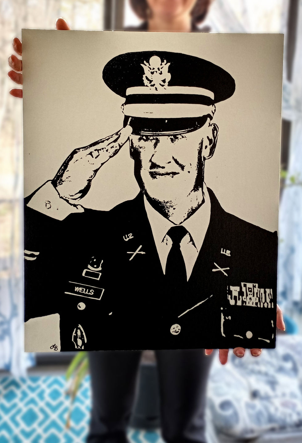 Memorial portrait by Lacyn