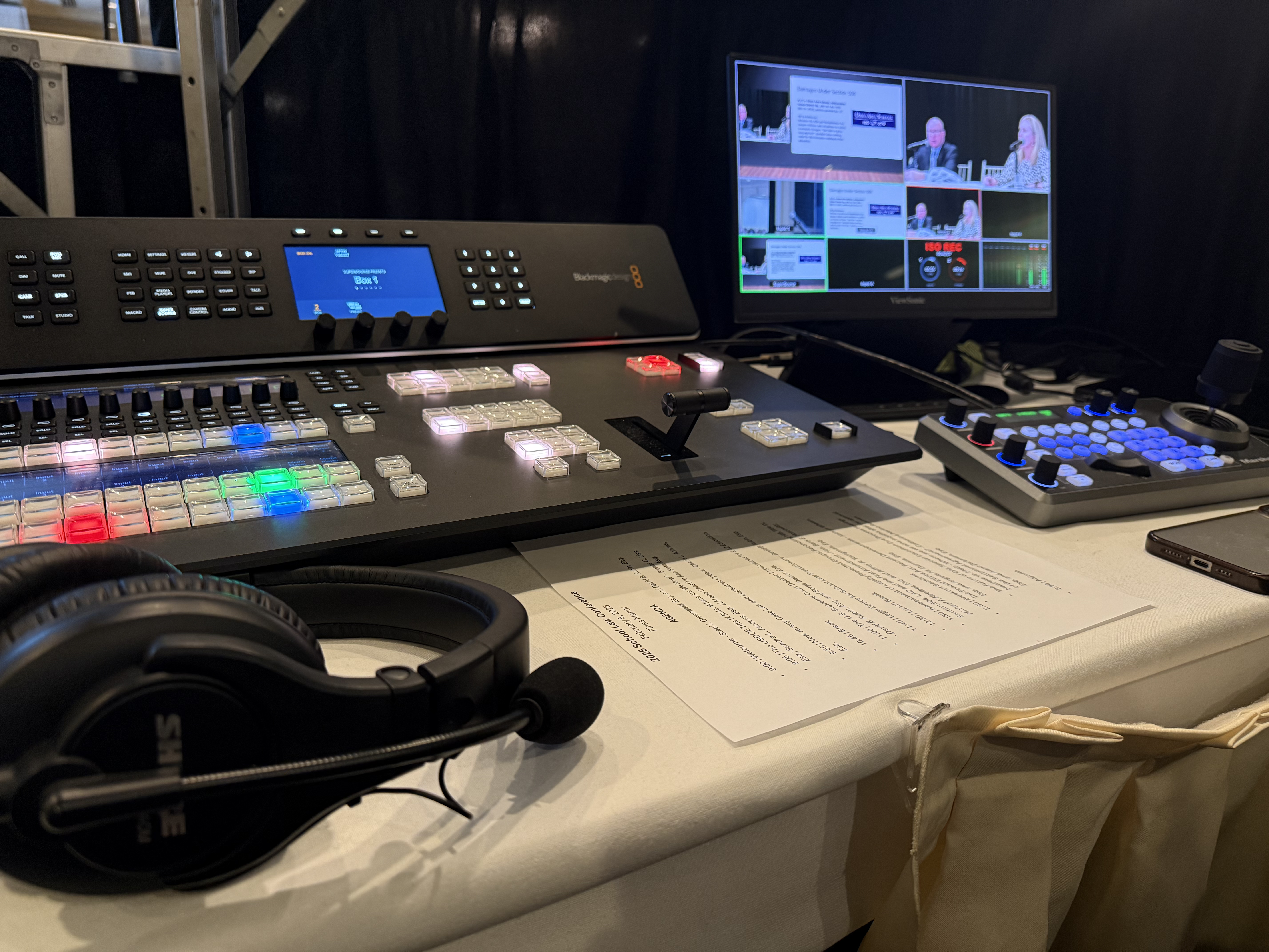 Bergen AV setup for golf outing dinner and awards ceremony New Jersey