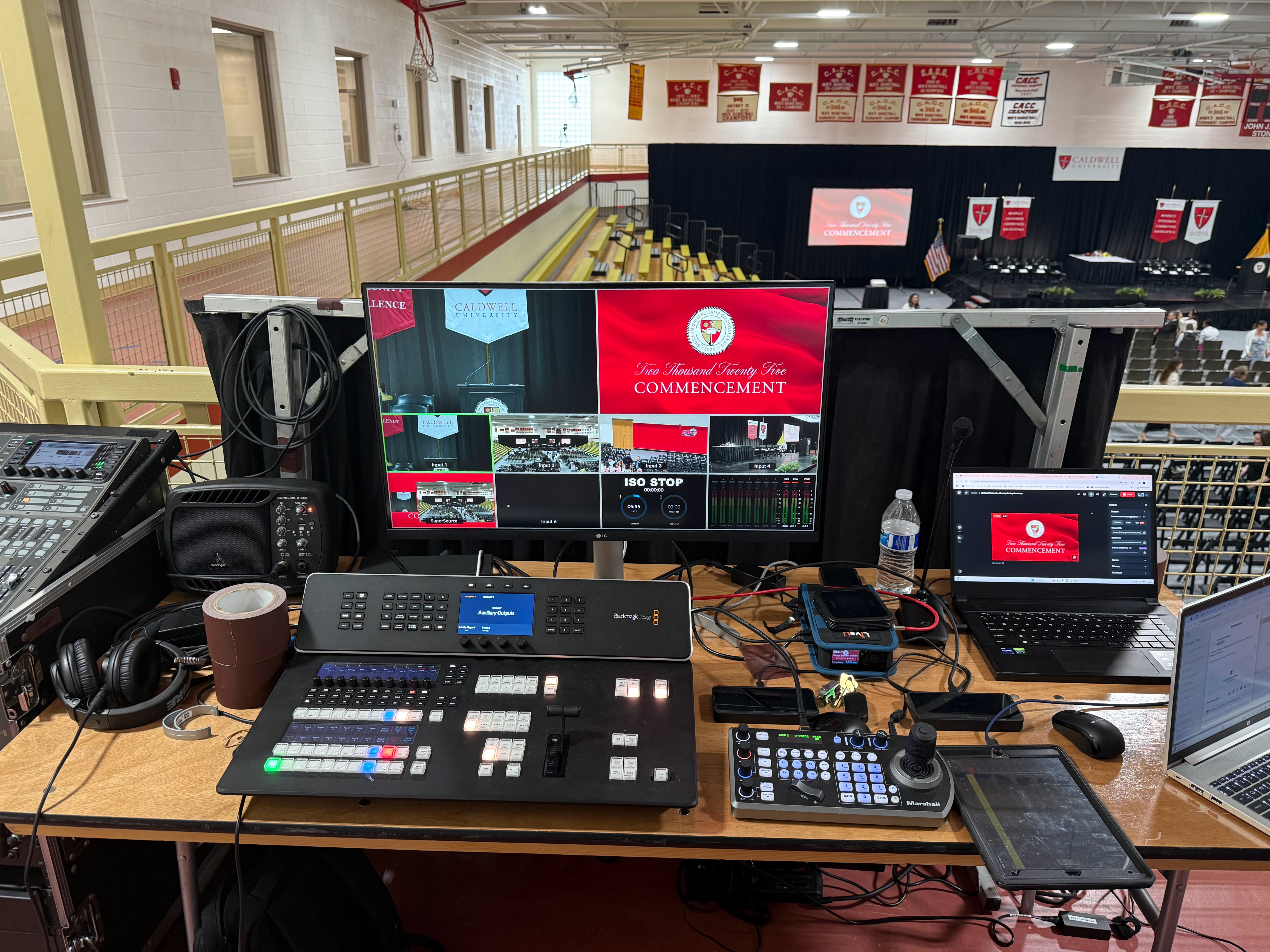 Bergen AV gala setup NJ