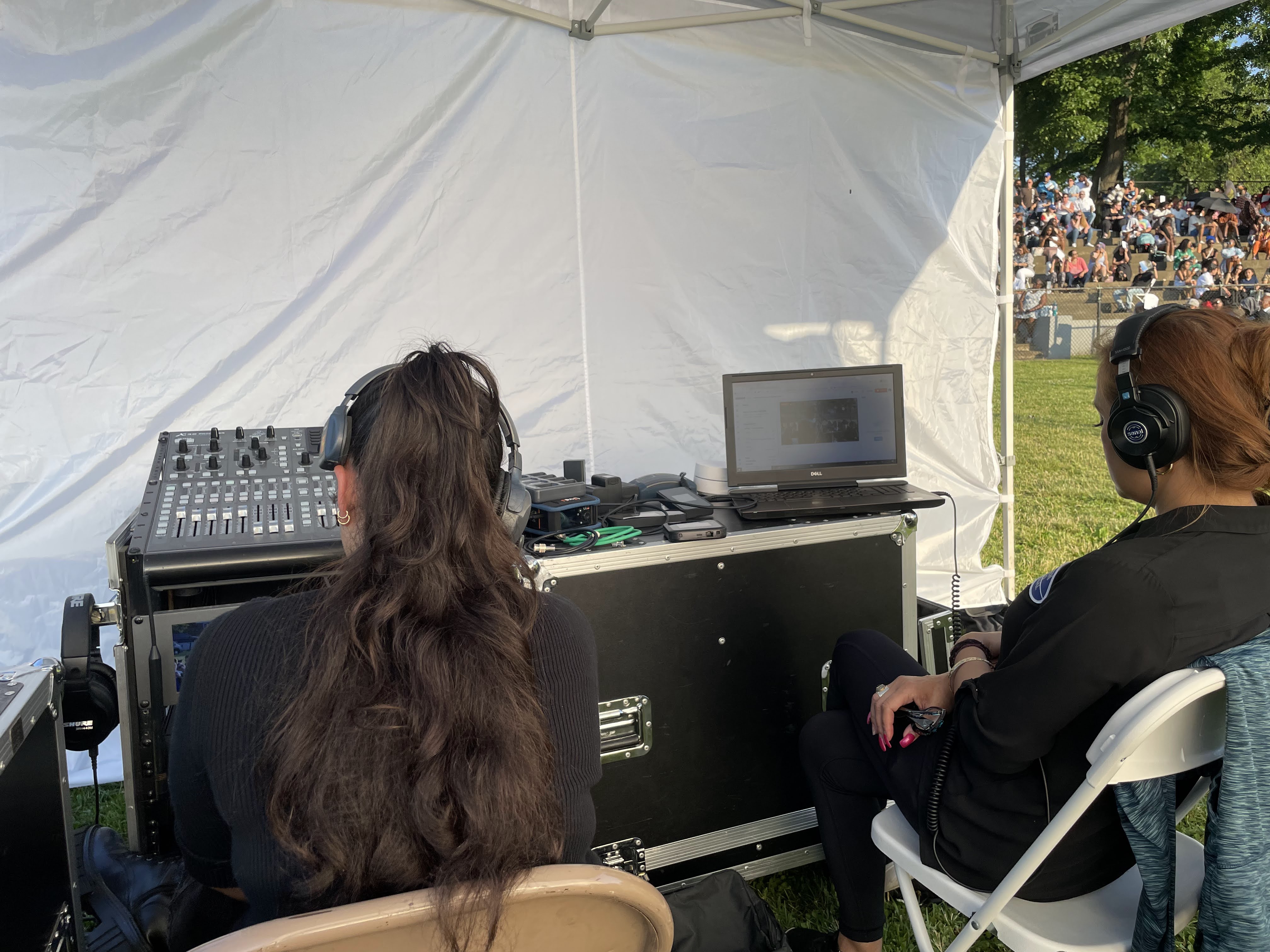 Outdoor event AV setup NJ Bergen AV