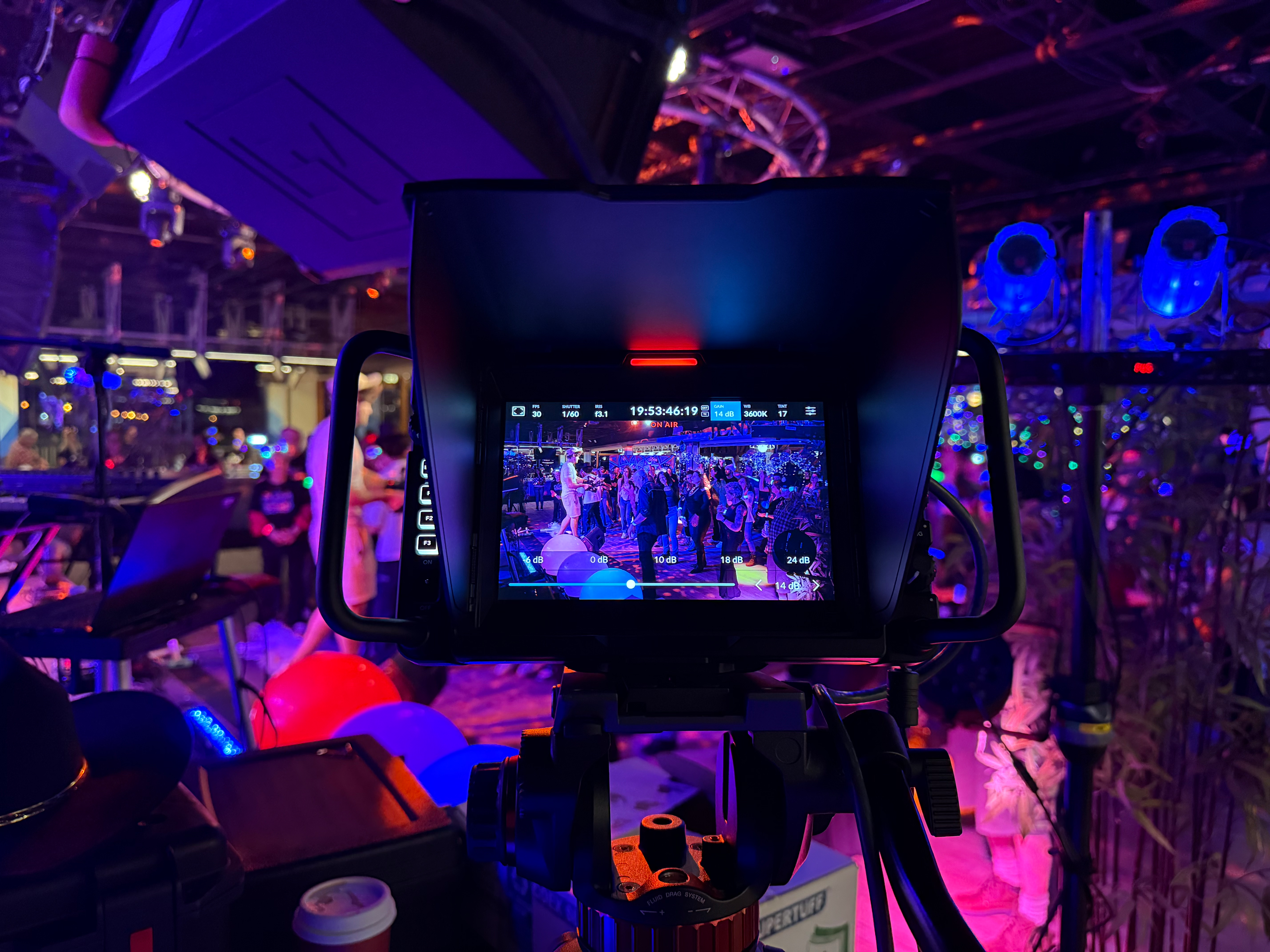 Blackmagic switcher live event Bergen AV