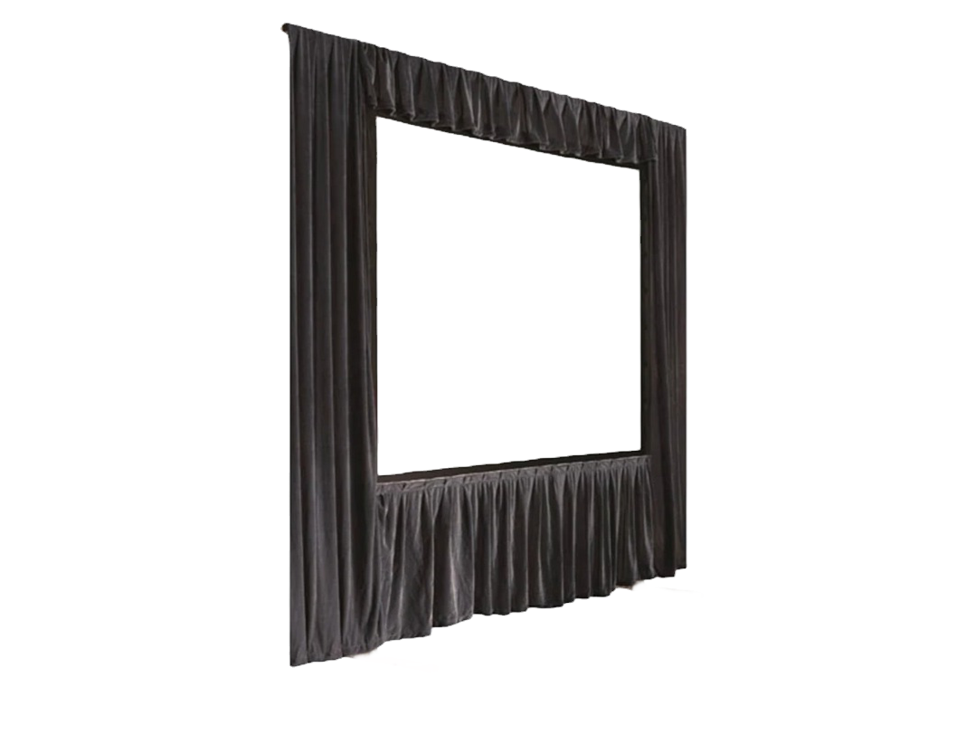 5500 lumen projector with 10ft fast-fold screen rental NJ