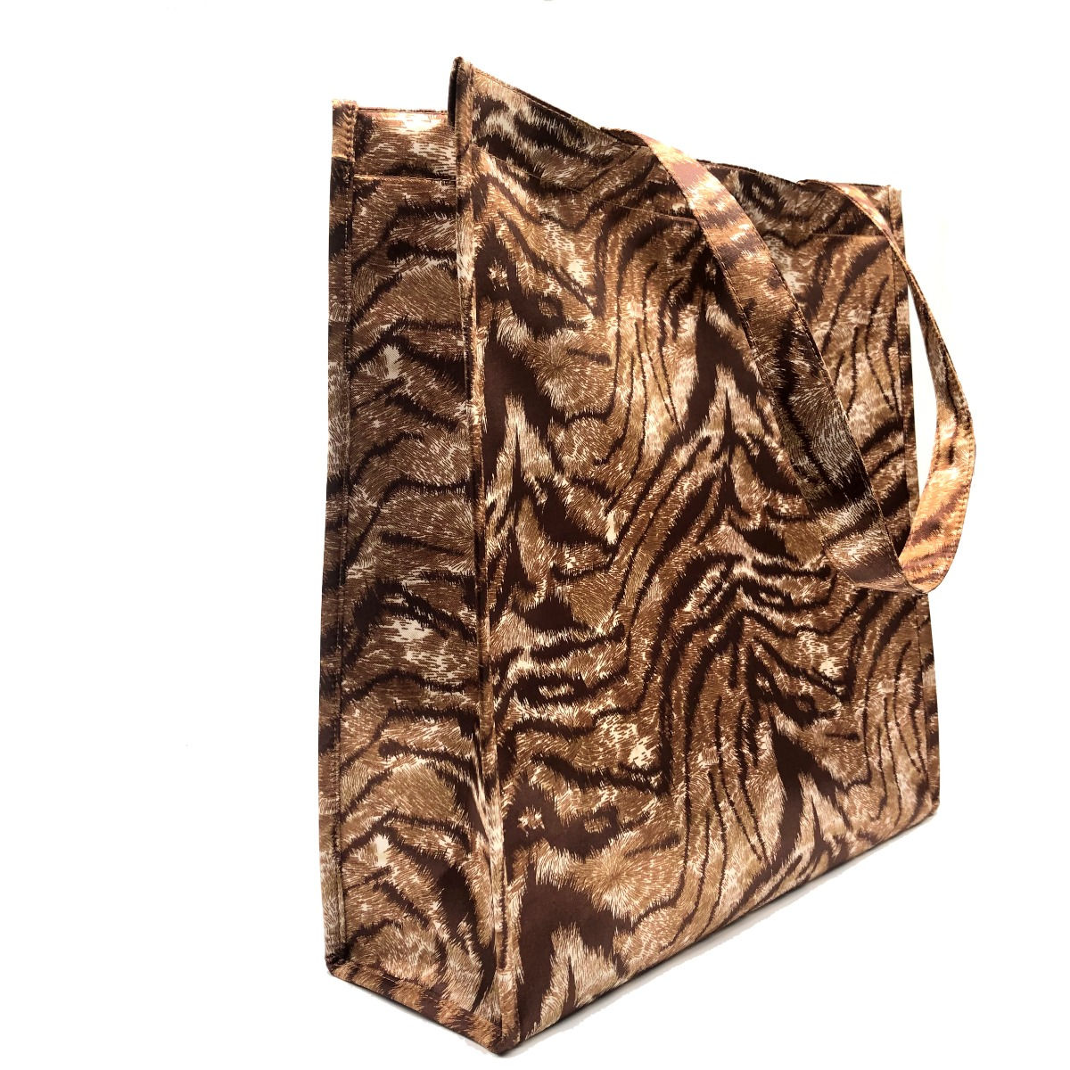 Satin Leopard Print Tote Bag——21LE02022