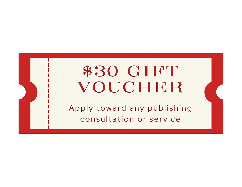 $30 Gift Voucher for Publishing Services