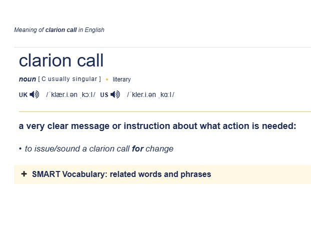 Thumbnail: Clarion Call with Colleen