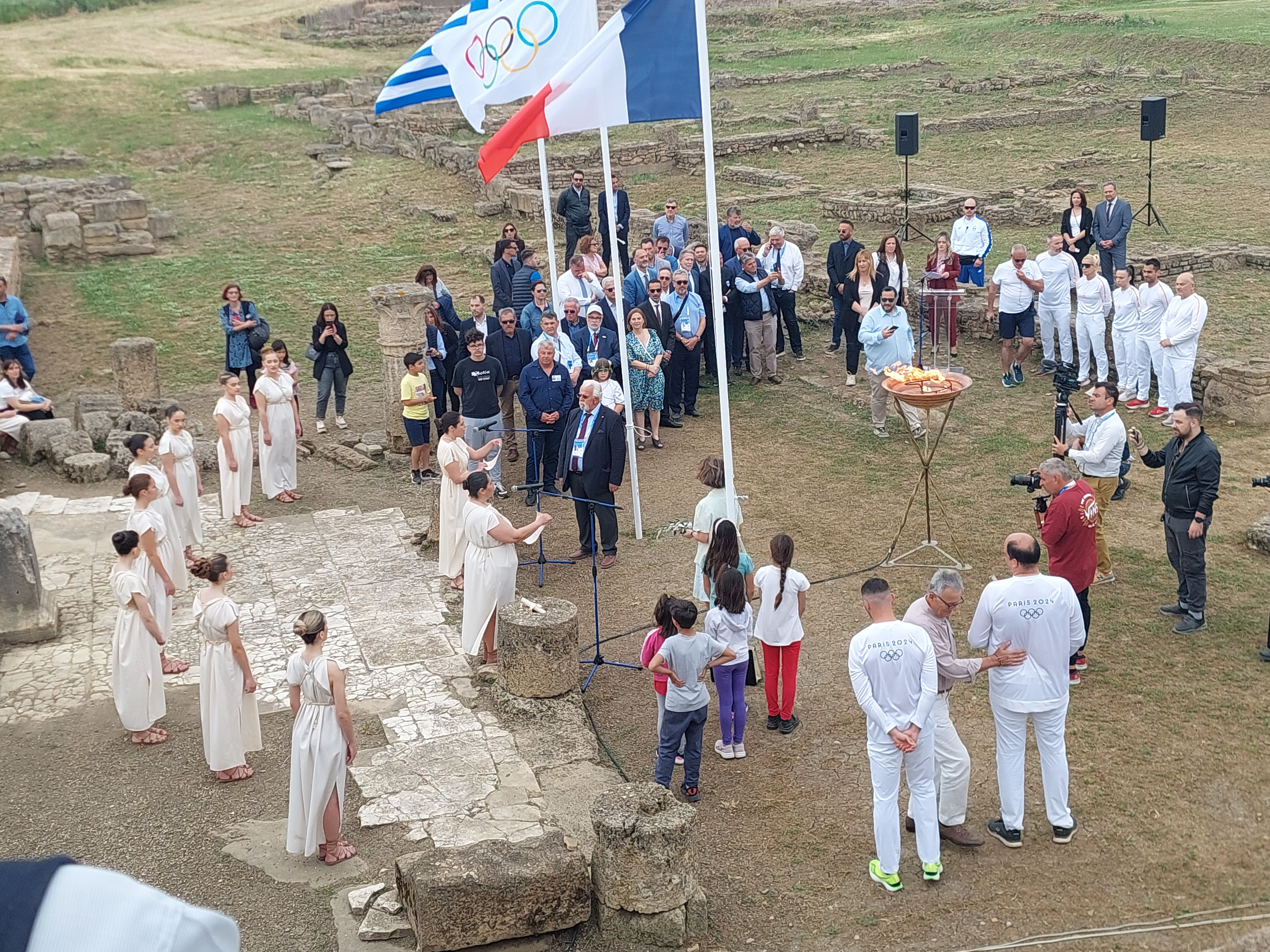 Ritual of the olympic games