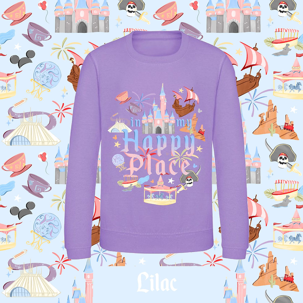 Thumbnail: Adults Happy Place Sweatshirt