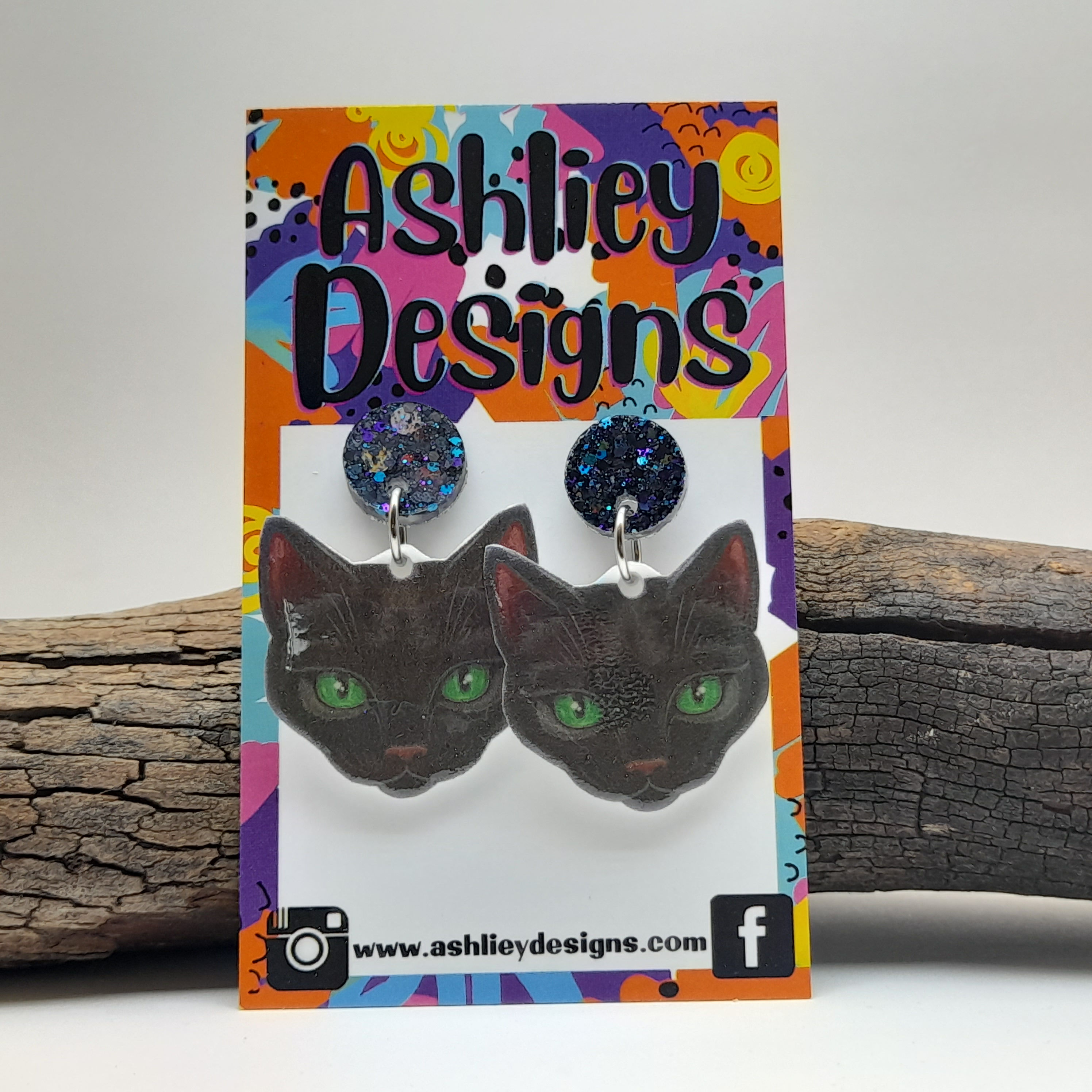 Black Cat Dangles