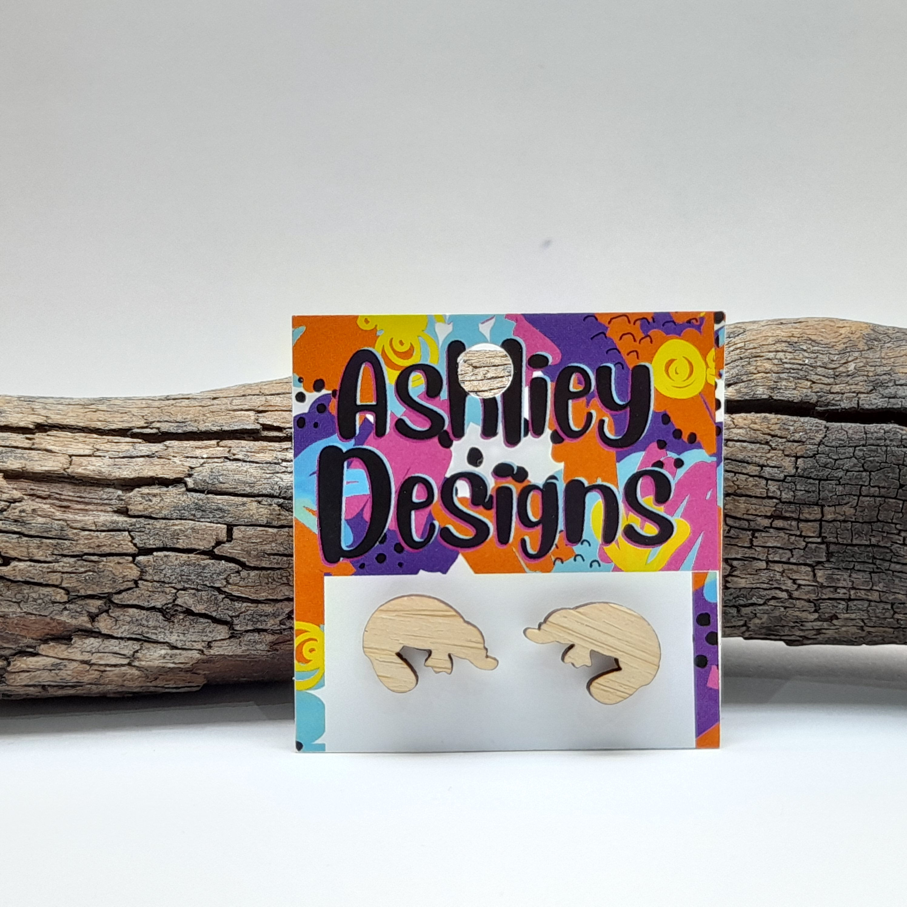 Wood Platypus Studs