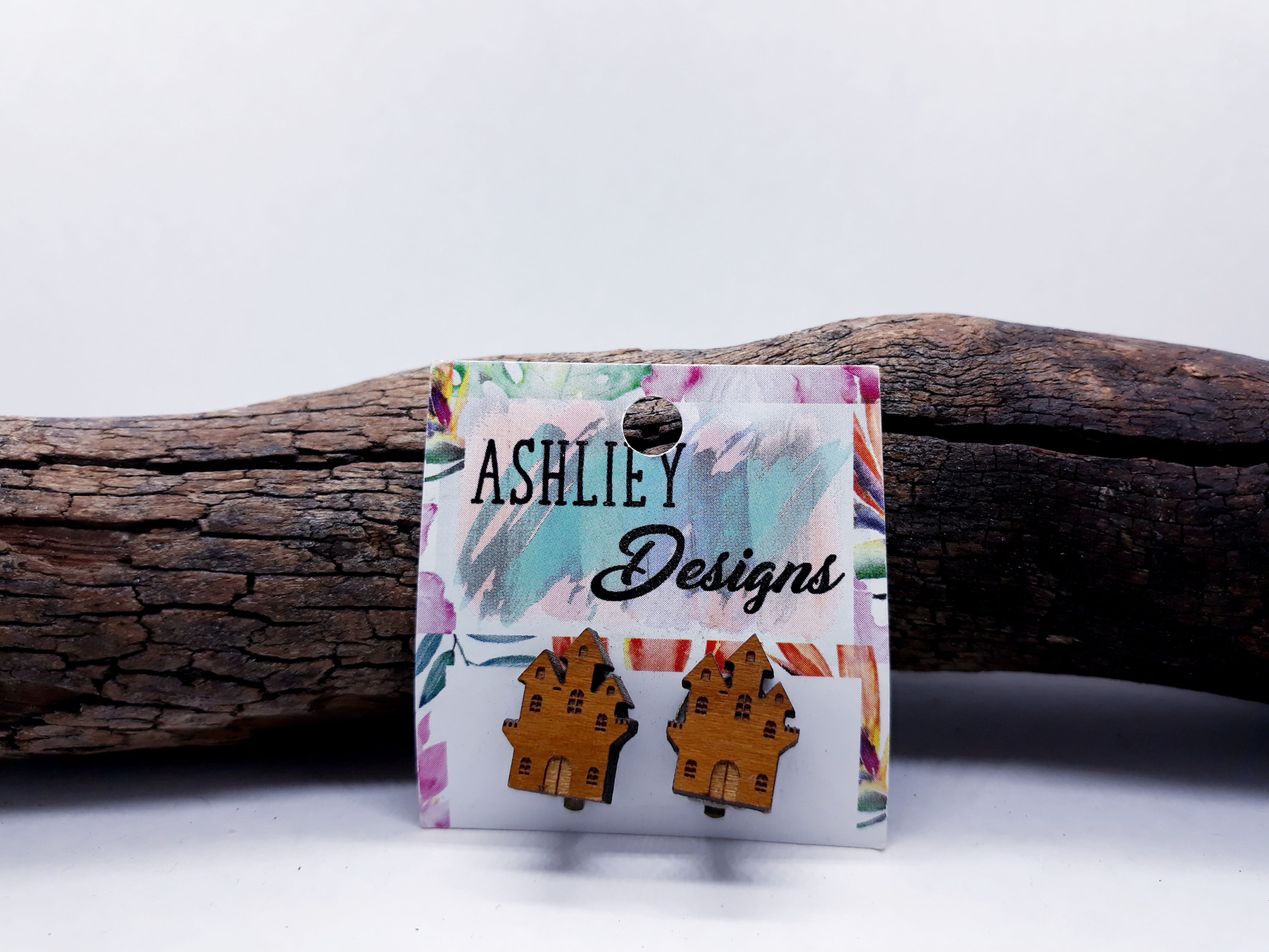 Wood Castle Clip-Ons