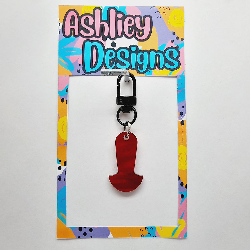 Red Marble Trolley Token