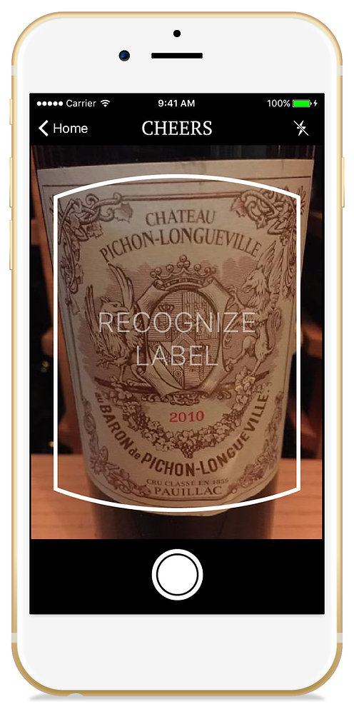Visual Design of 3.0 Recognize Label Screen