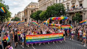 Himnuszok és büszkeség: Ezzel a lüktetéssel hódítja meg Budapestet a 31. Pride Felvonulás