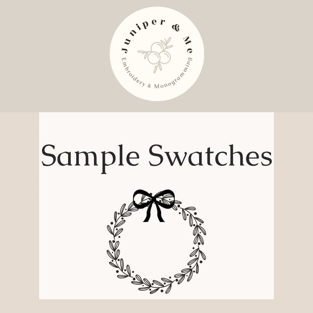 Velvet Bow Sample Swatches