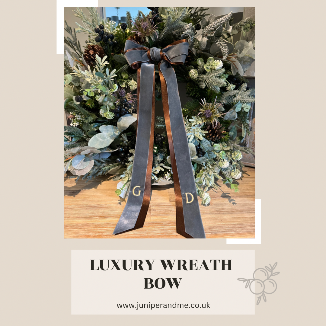 Mixed Ribbon Wreath Bow