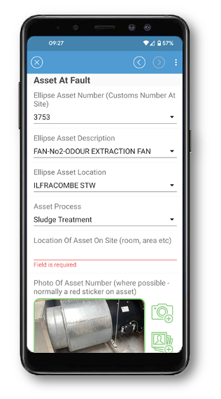 mobile assett repair app