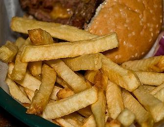 A serving of french fries