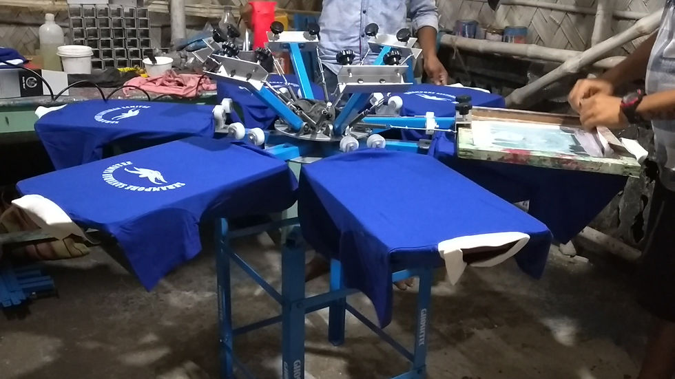 Thumbnail: 6 Colour 6 Station Screen Print Machine (T-Shirt Printer)