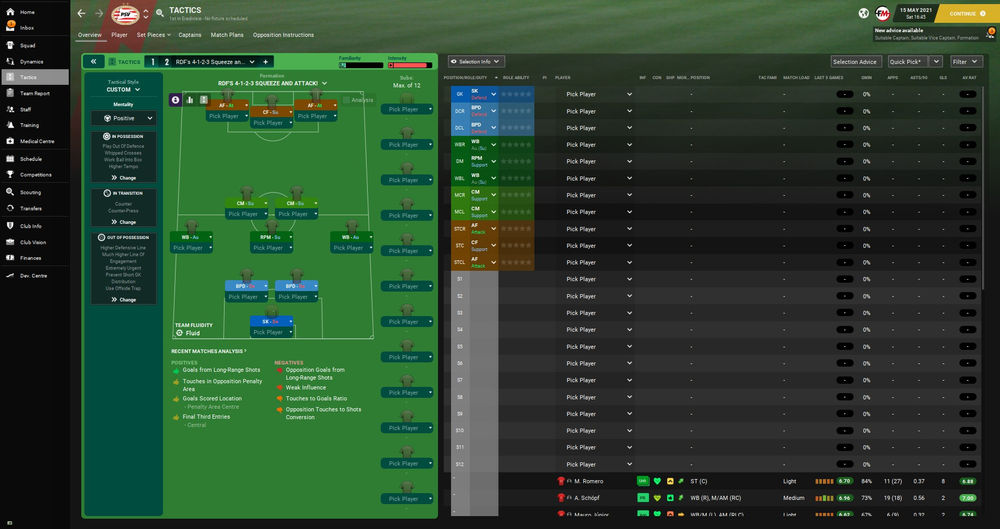 3 STRIKERS! GOLD FM21 TACTIC