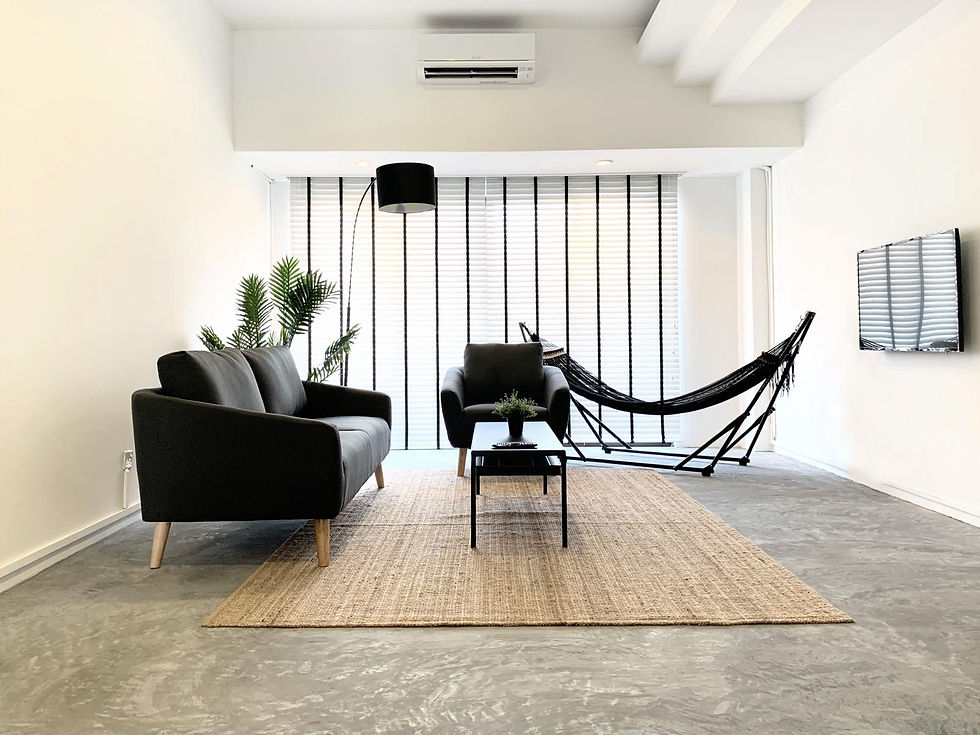 Thumbnail: Black Sapphire Deluxe (Firm) + Luxe Swing Chair