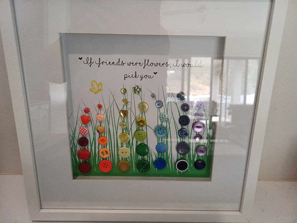 Rainbow Flowers with Grass - Friends pick you