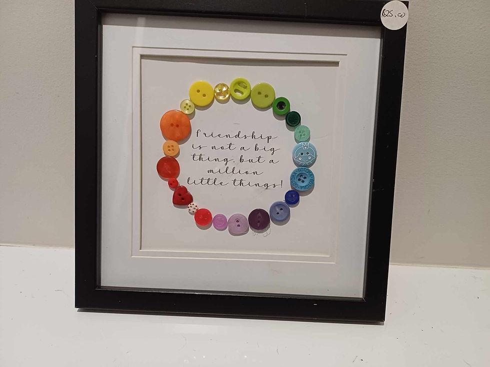 Rainbow Circle - Friendship saying