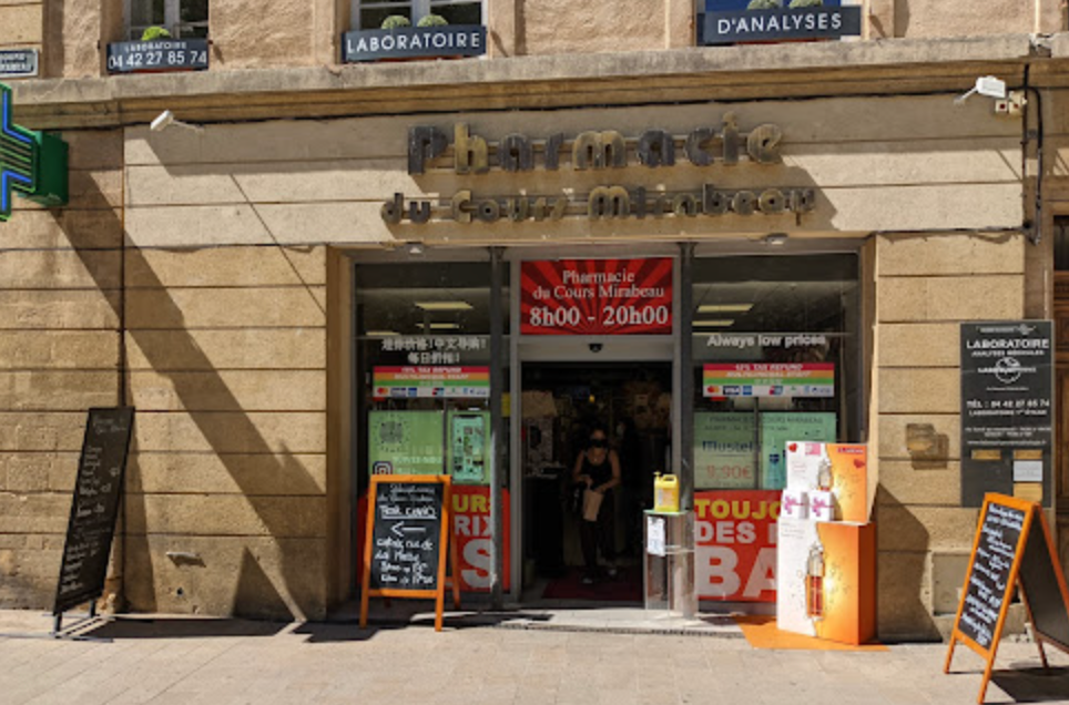 PHARMACIE DU COUR MIRABEAU