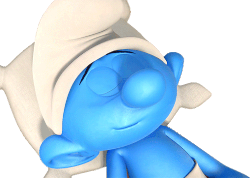 snoring-the-smurfs.gif