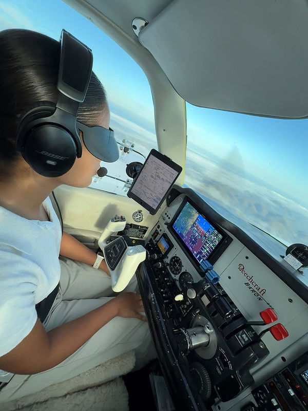 IPC in a Baron. Instrument Proficiency Check