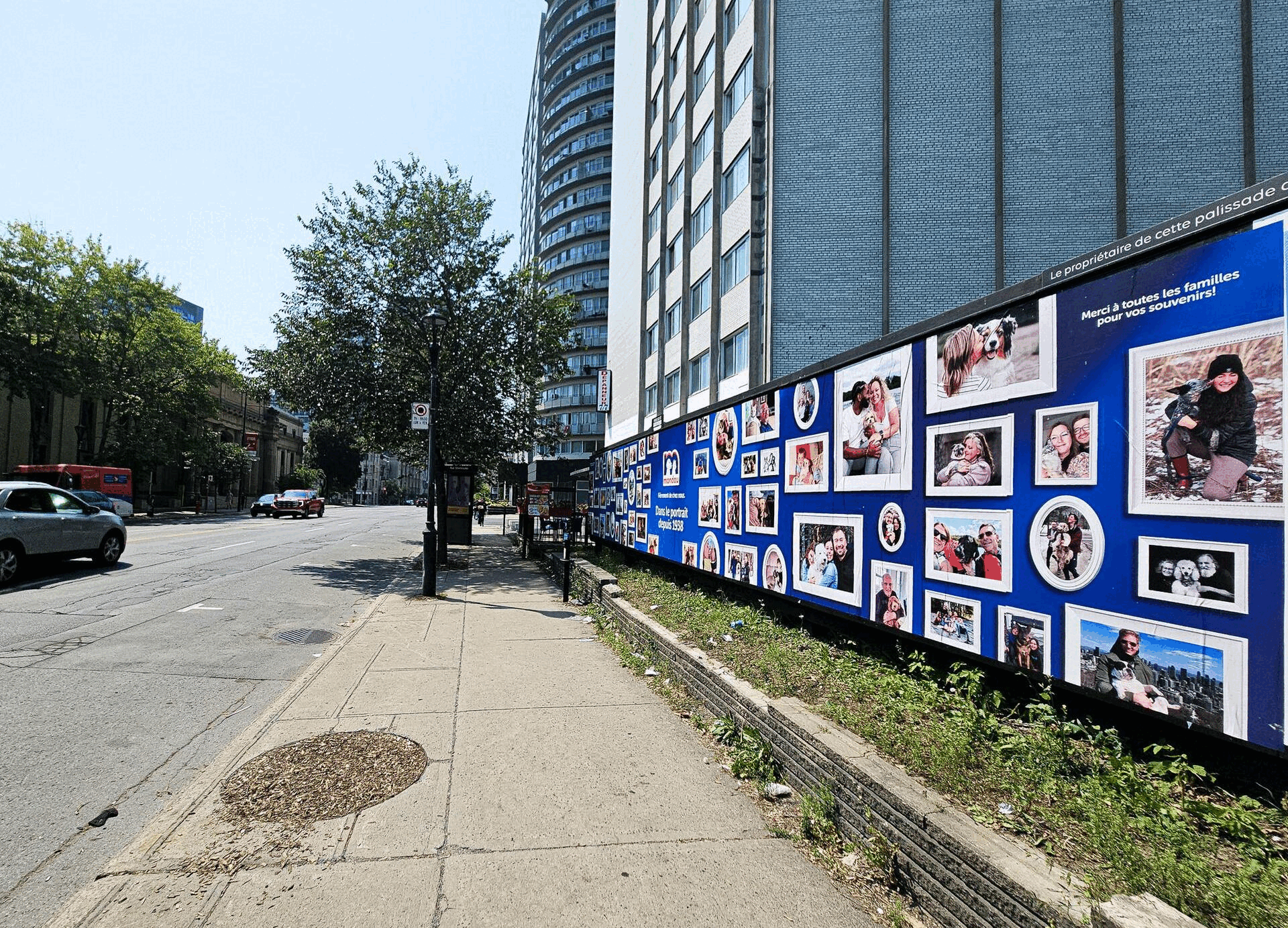 Montreal Outdoor Advertising Palissade