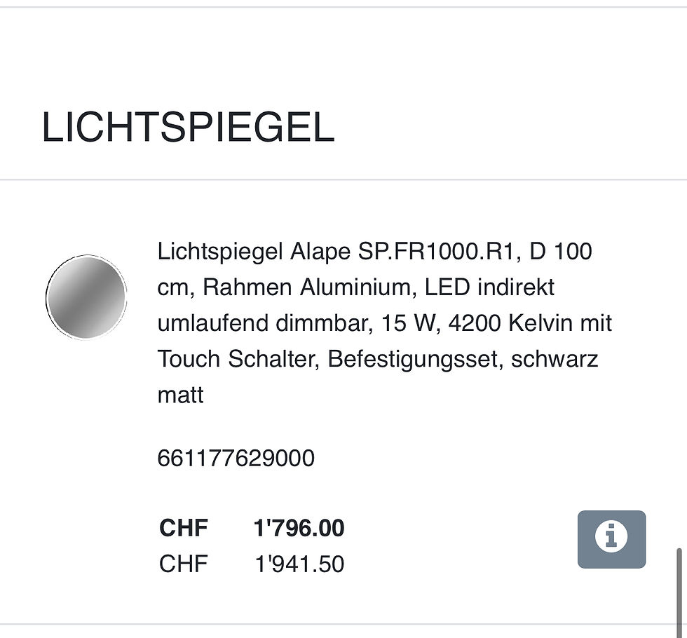 Miniaturbild: Deluxe Badmöbelset ( Listenpreis 8‘368.-)