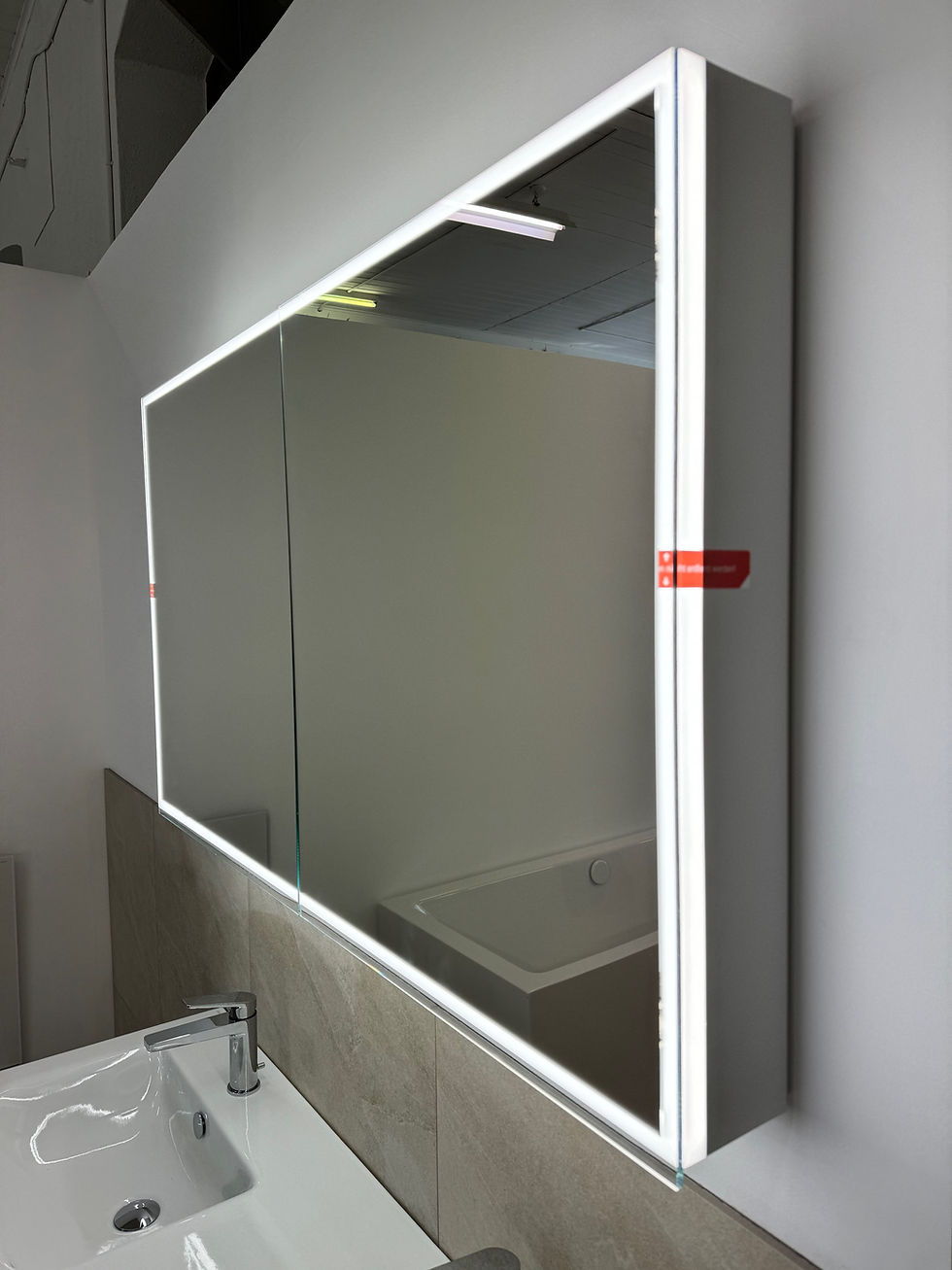 Miniaturbild: Alterna Waschtischmöbel inkl.Keller Illuminato Spiegelschrank Plus