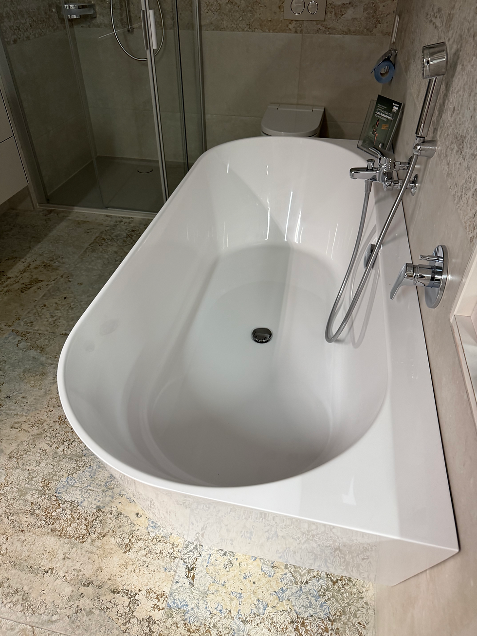 Laufen Badewanne PRO, 180 x 45/59 x 80 cm