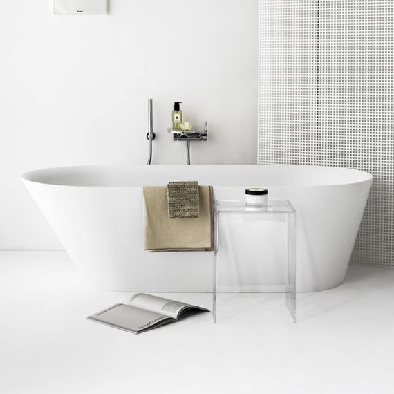 Miniaturbild: Laufen Kartell freistehende Badewanne weiss matt