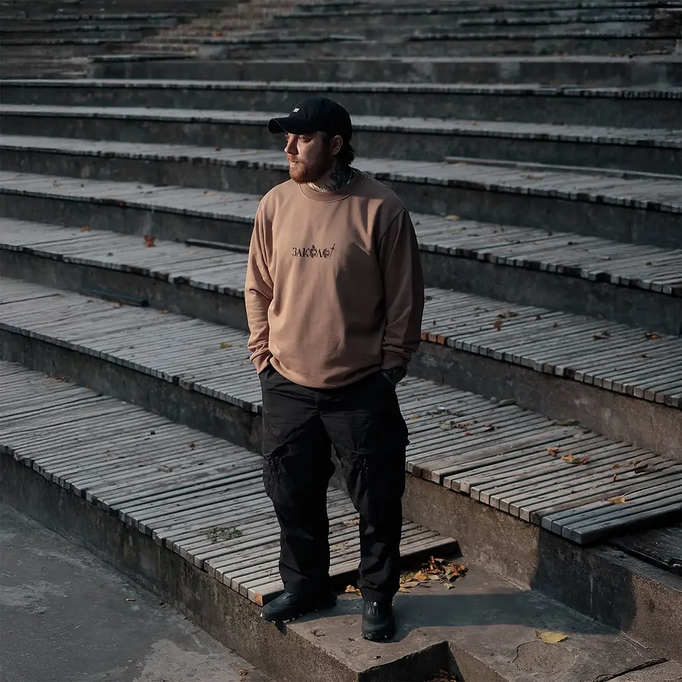 Прев'ю: Zakolot Basic Sweatshirt Beige