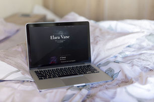 dark romance author website template