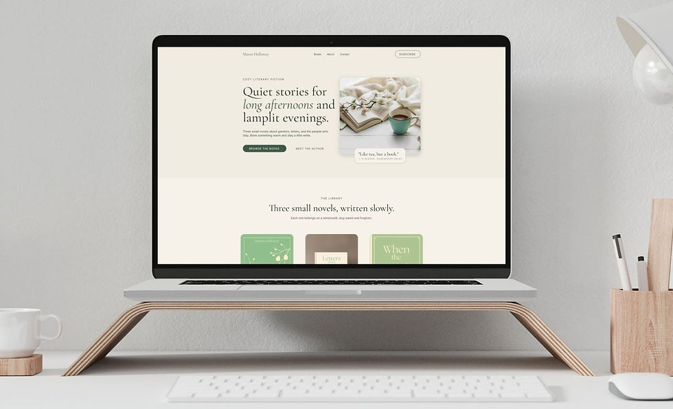 author website templates