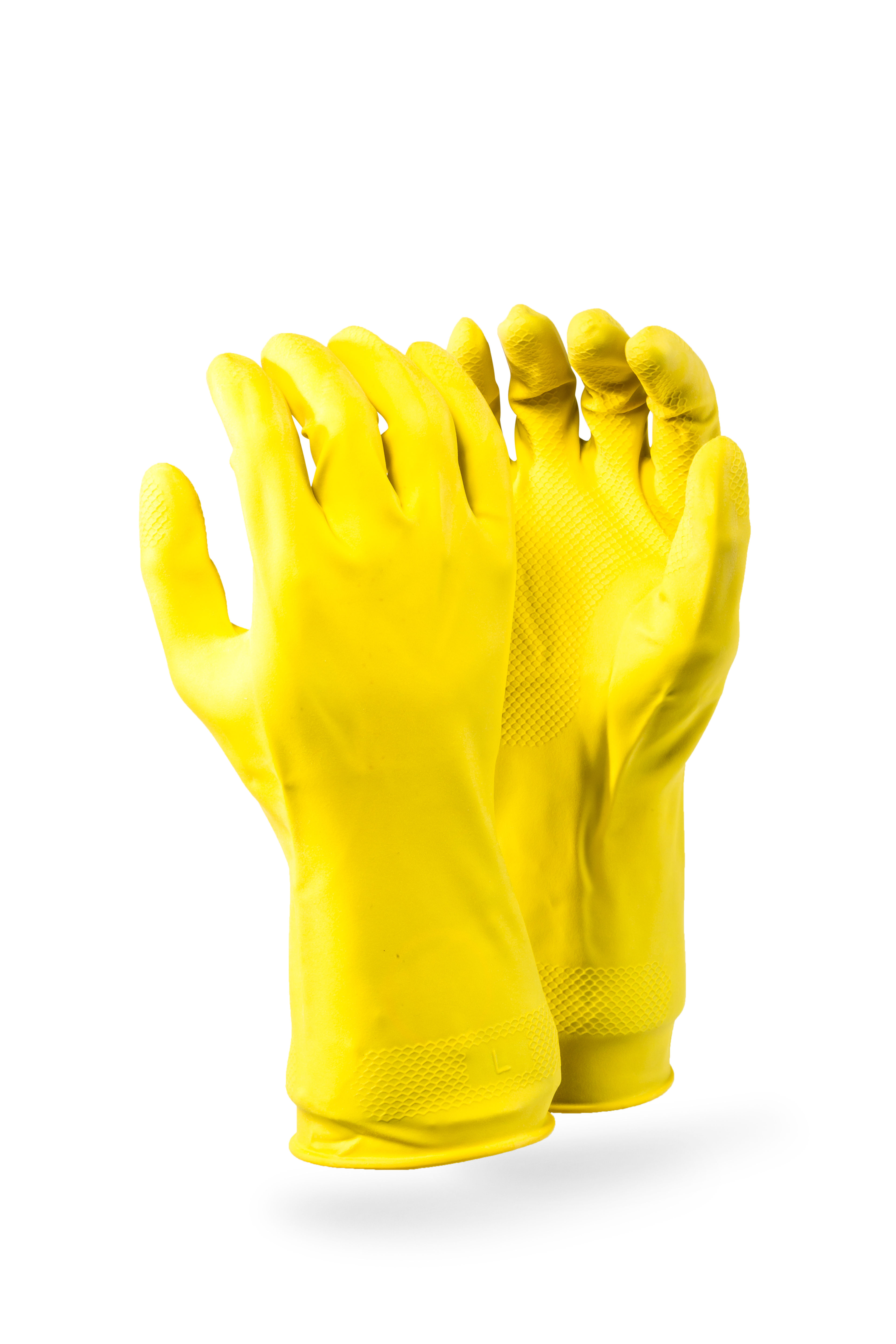 Yellow Household Gloves