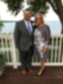 Zach Stern, an organ donor and his mom, Pam Stern, a heart recipient, stand together at a wedding.