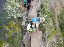 sur le fil de l'arête des trois salazes