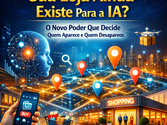 Sua Loja Ainda Existe para a IA? O Novo Poder Que Decide Quem Aparece e Quem Desaparece