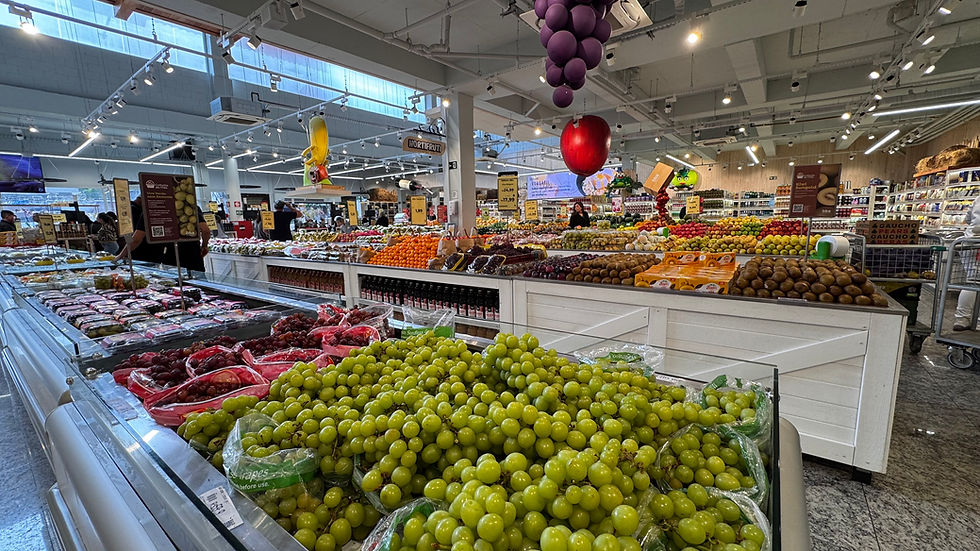 FOTO: Interior do Oba Hortifruti Farm em Maio de 2026