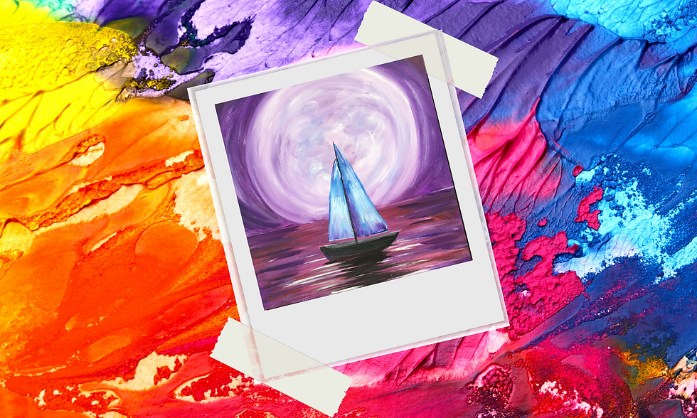 Paint & Sip Class : Painting a Moonlit Sailboat